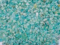 Blue Apatite nature Mineral Gemstones roughÃÂ crystals healing group on white background